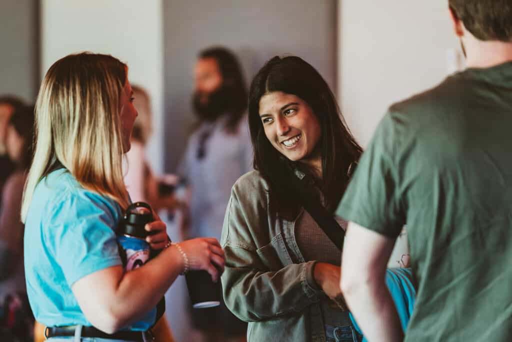 Image of young adults from North Way Christian Community, a church in Oakland