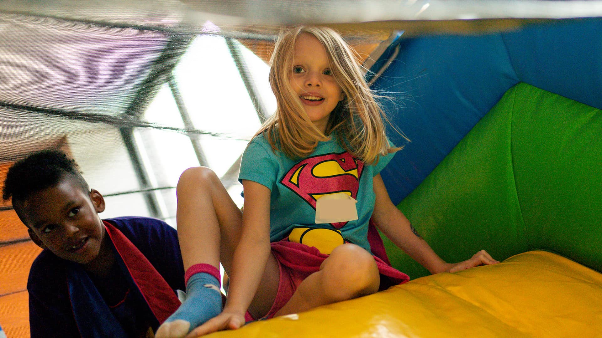 Kids enjoying City KidsGiG fun zone