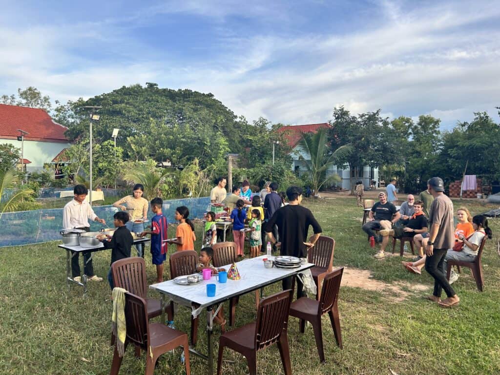 Dinner in Cambodia