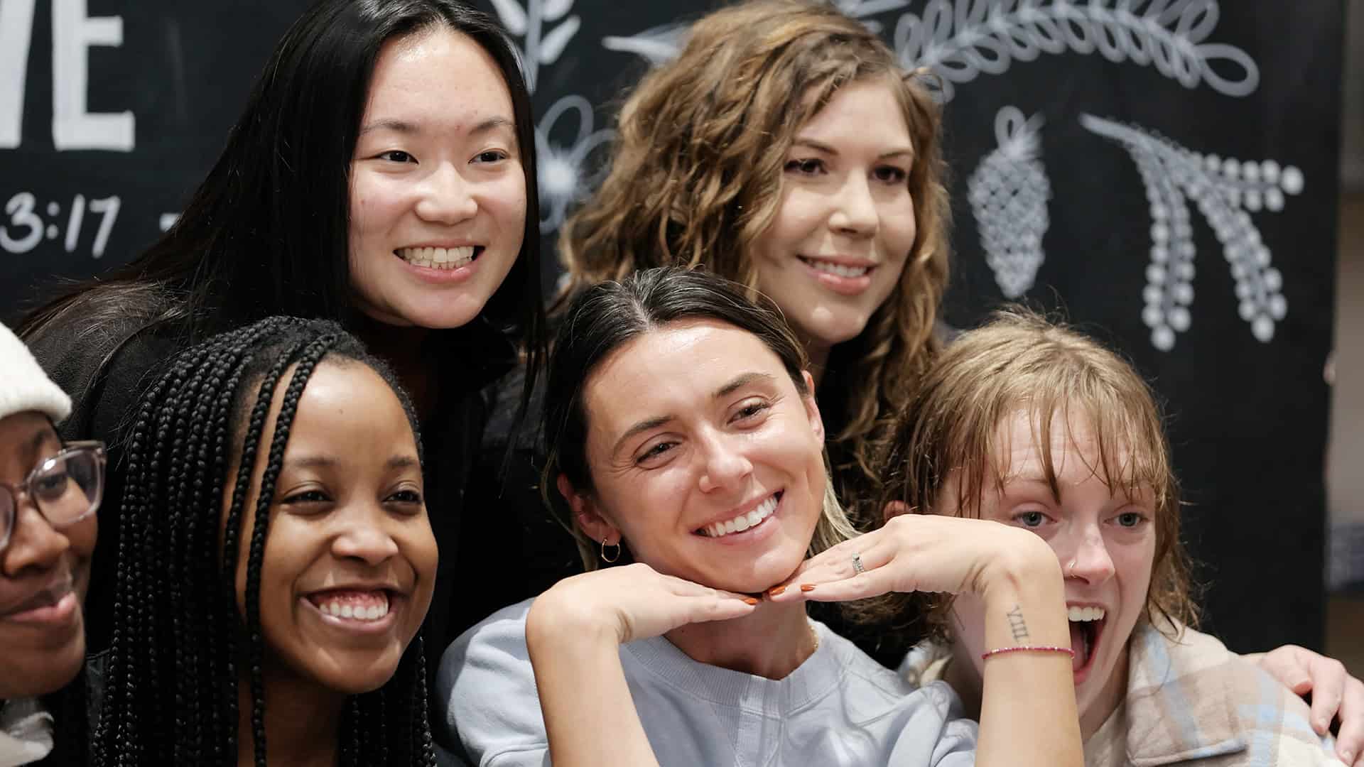 Young women at a Rooted Celebration