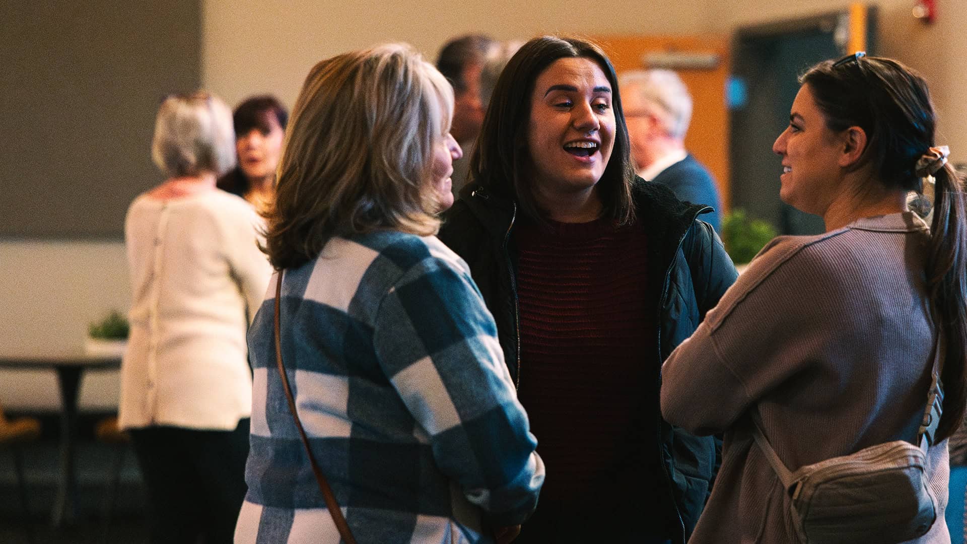Women conversing at North Way Sewickley Valley