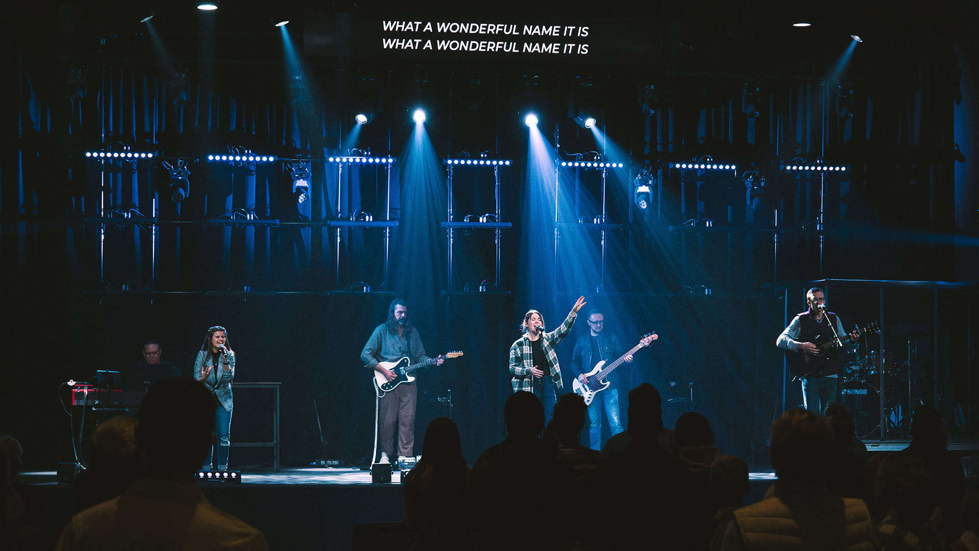 Worship service at North Way Sewickley Valley, a church in Sewickley, PA