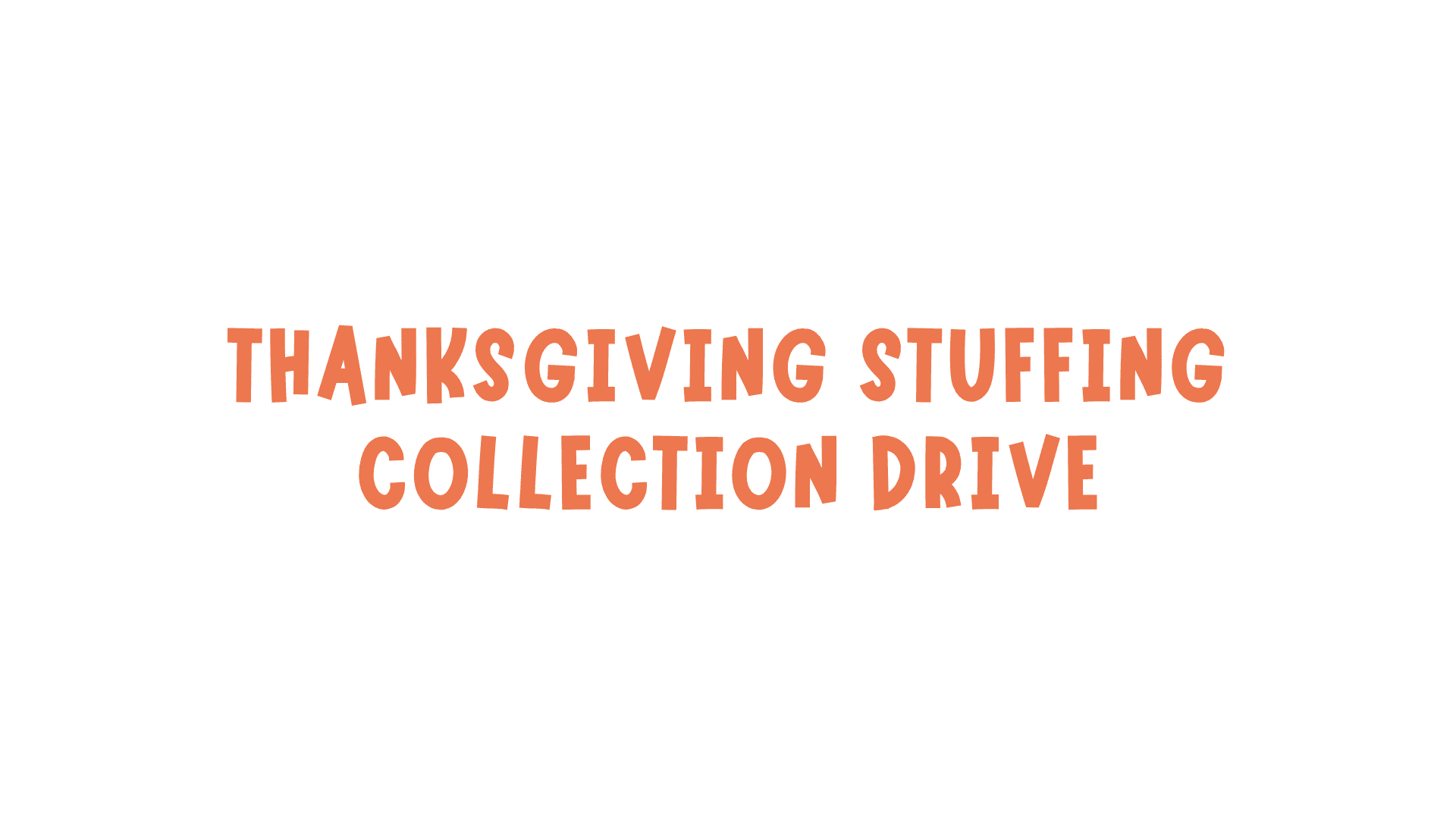 Thanksgiving Food Drive  Thumbnail