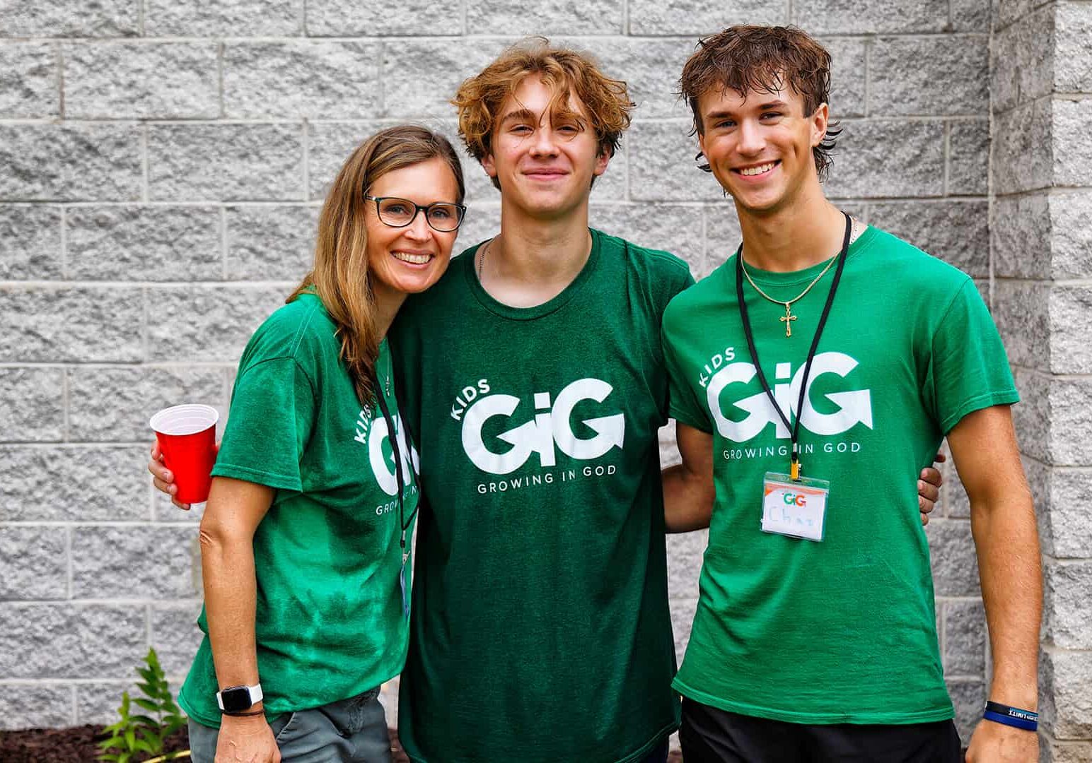 Volunteers at North Way Wexford's KidsGiG