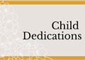 Child Dedications at Beaver Valley Thumbnail