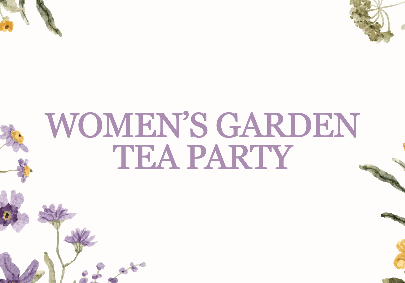 Women's Garden Tea Party Thumbnail